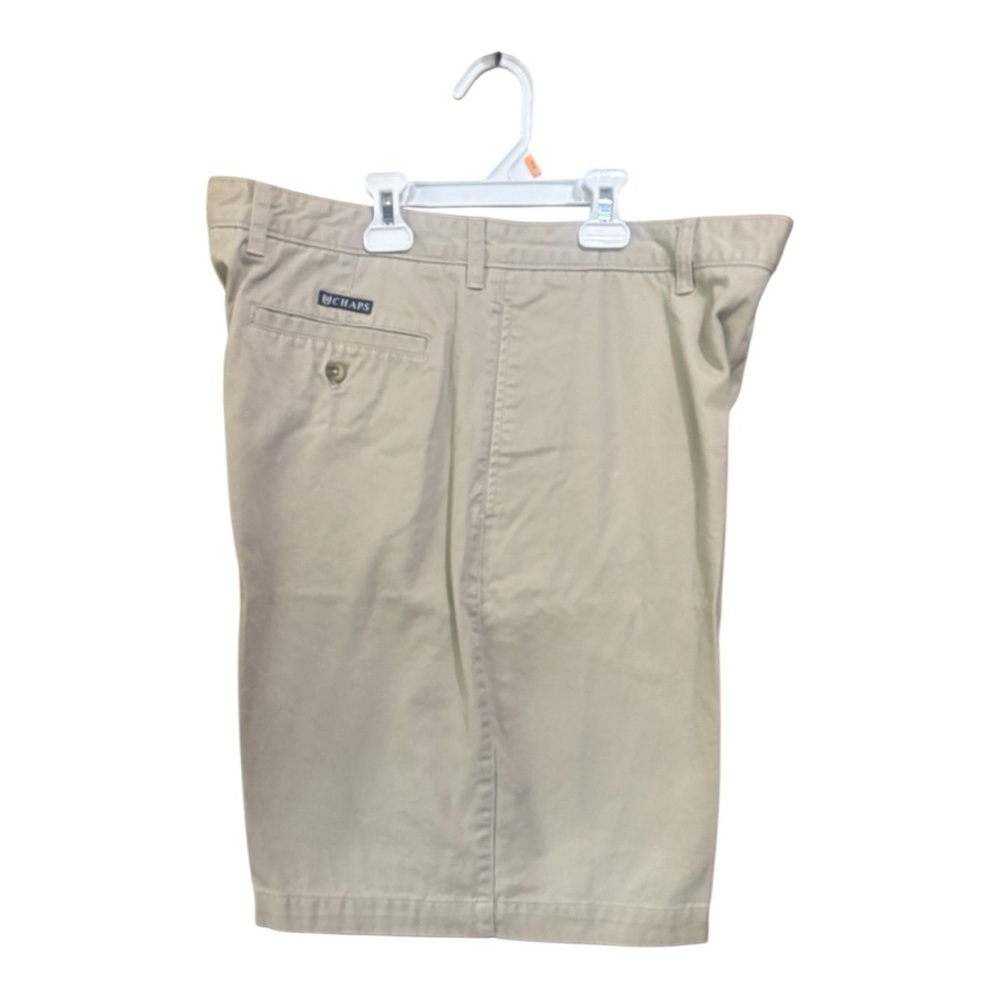 Chaps Men's Tan Flat Front Shorts